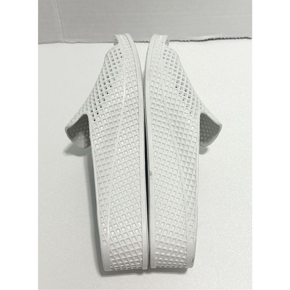 Skechers Plastic Waffle Design Open Toe Slip-On Slides‎ Wedge Sandals White Sz 7 - Picture 9 of 11